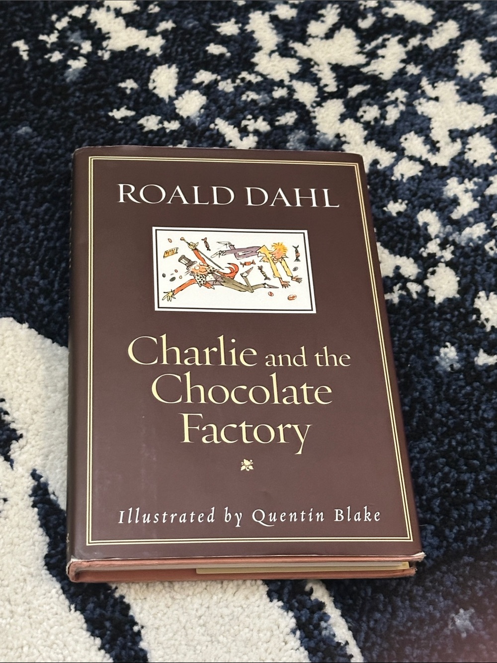 Roald Dahl Charlie and the Chocolate Factory Hardcover - Brown